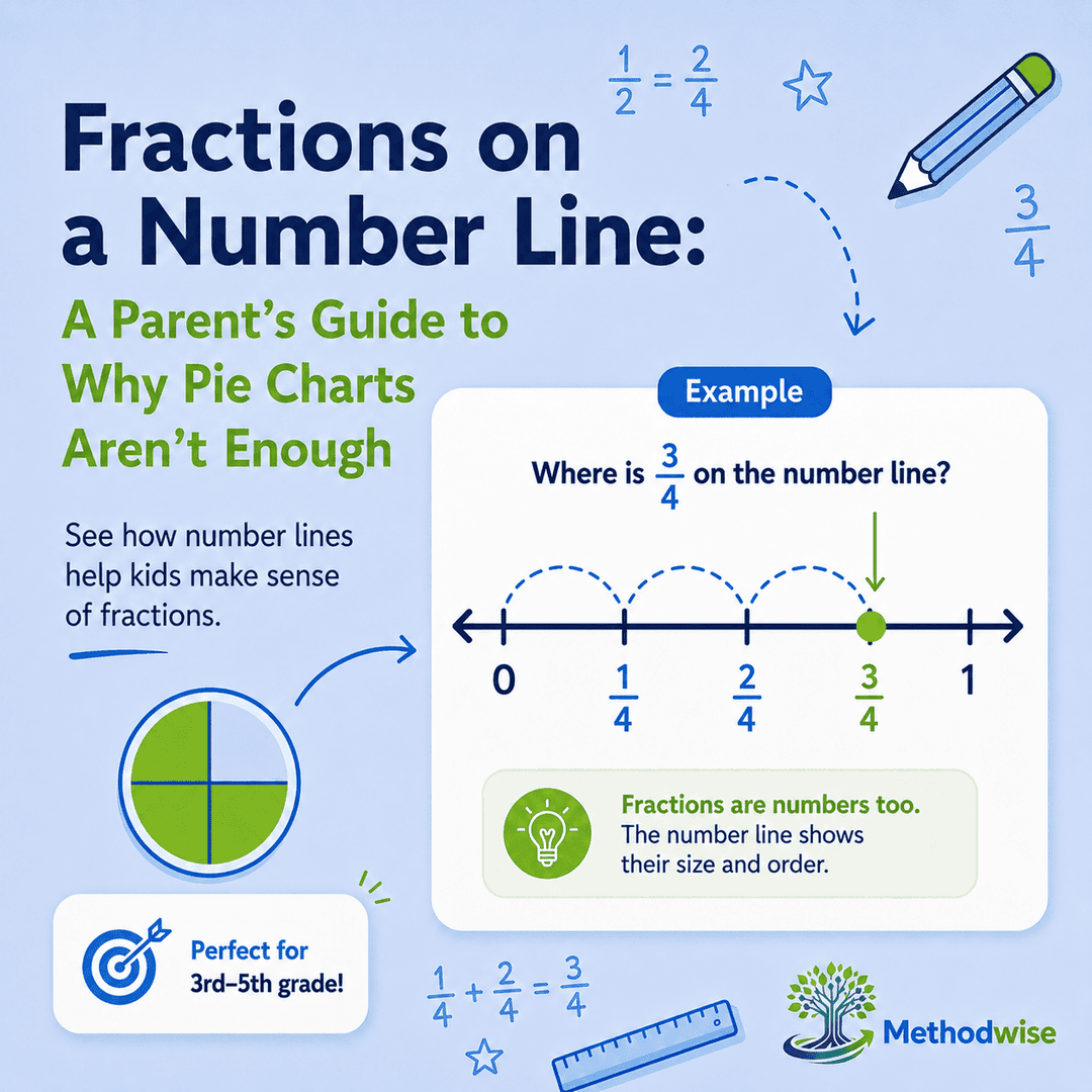 Fractions on a Number Line: A Parent's Guide to Why Pie Charts Aren't Enough