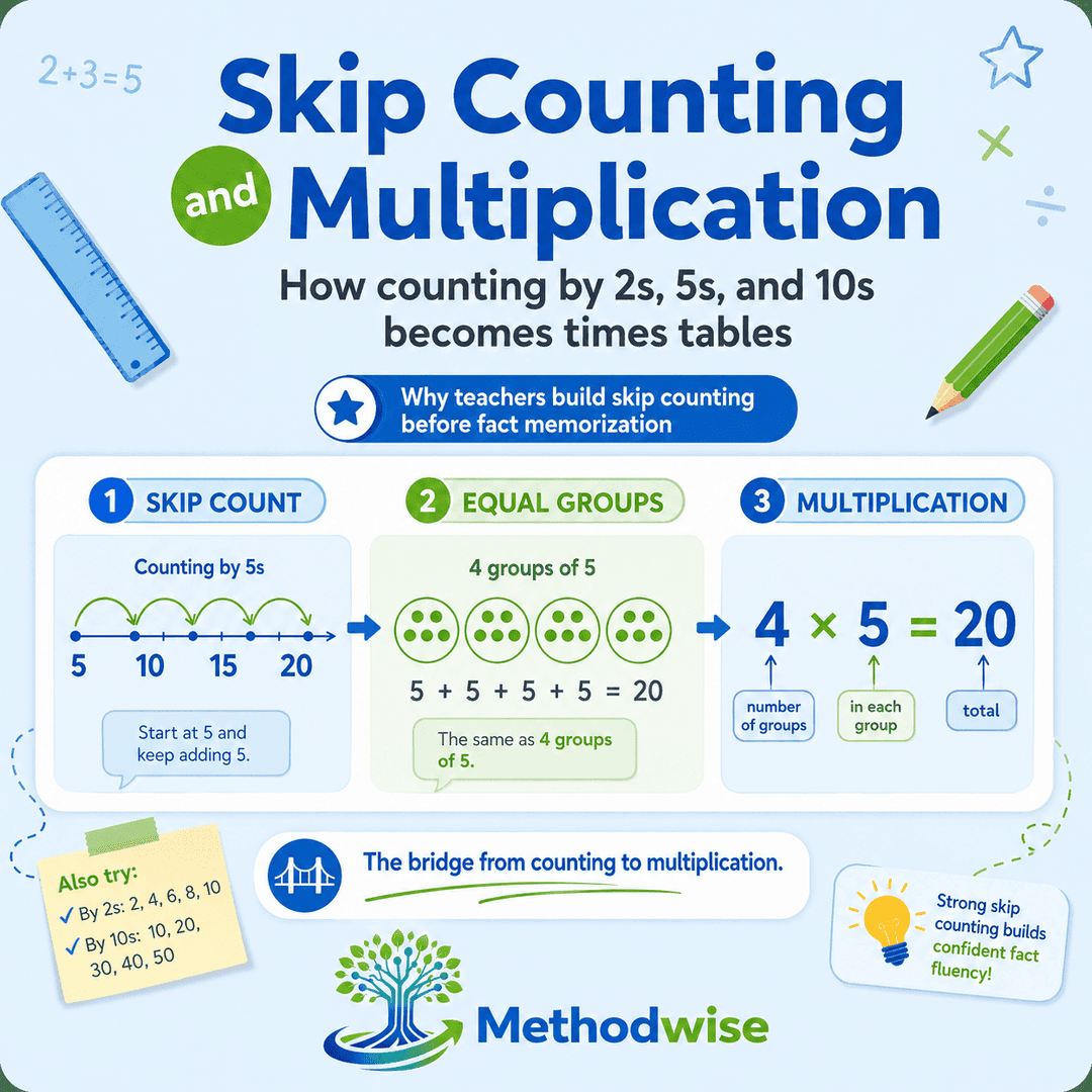 What Is Skip Counting? A Parent's Guide to How Counting by 2s, 5s, and 10s Becomes Times Tables
